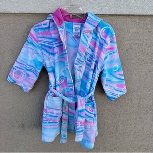 Kids Saint Eve Swim Colorful Beach Shark Hooded Cover Up Robe